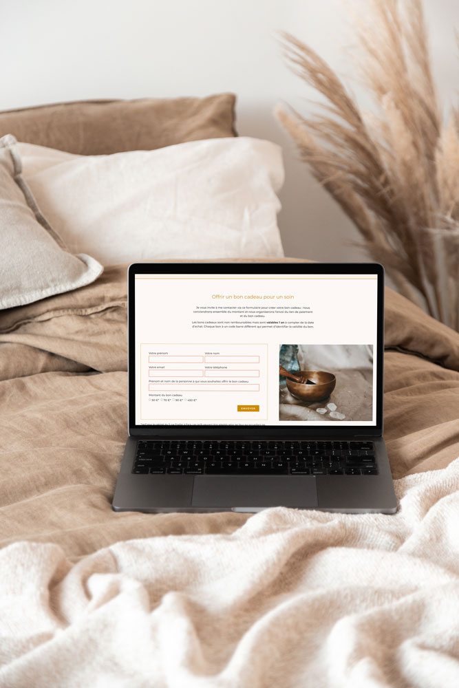 création site shiatsu