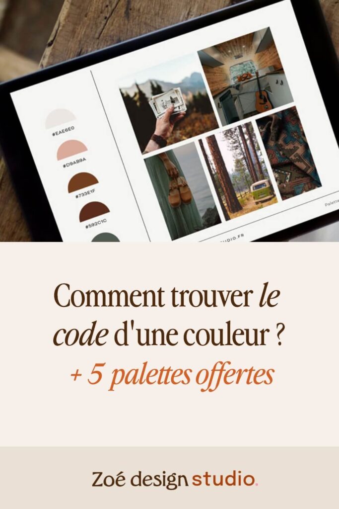 Epingle Pinterest : comment trouver le code d'une couleur ? 5 palettes offertes