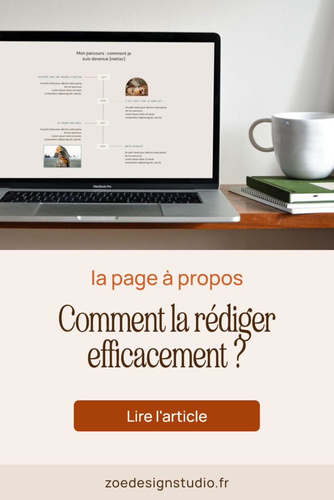 Epingle Pinterest : la page à propos : comment la rédiger efficacement ?