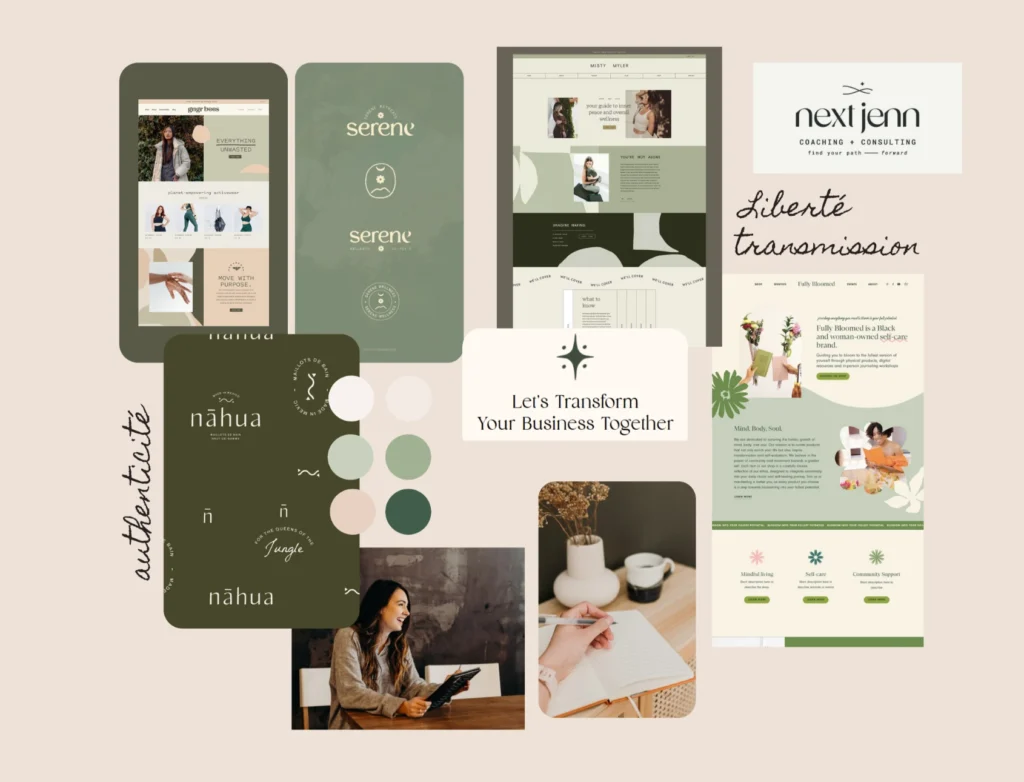 Exemple moodboard pour créer son site internet