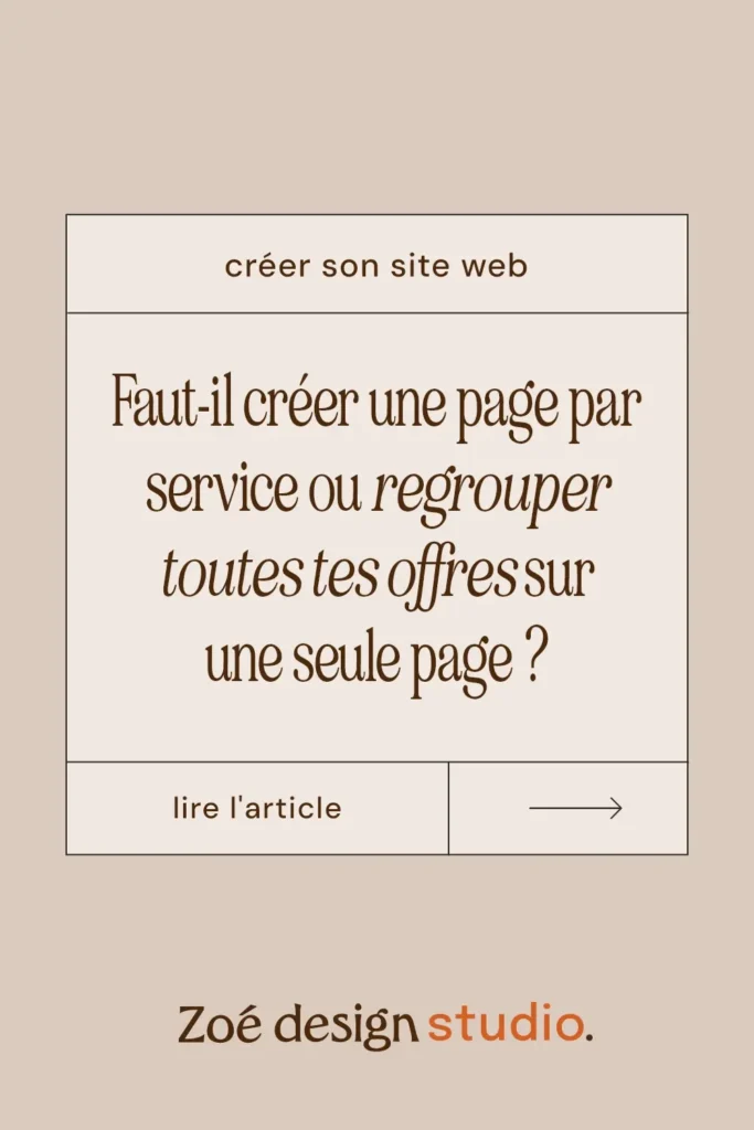 Epingle Pinterest : faut-il creer une page par service ou regrouper toutes ses offres sur une seule page ?